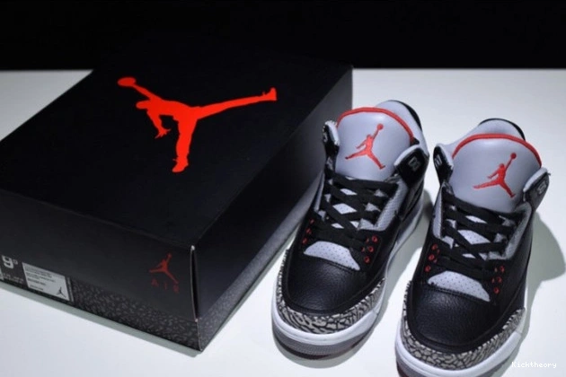 Kicktheory 854262-001 Air Jordan Black Cement 3 0808